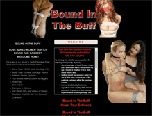 Tablet Screenshot of boundinthebuff.com